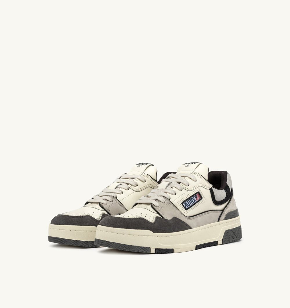 Autry Clc Low Sneakers Suede Nabuck Sneakers Herren Grau | 8049DVPAY