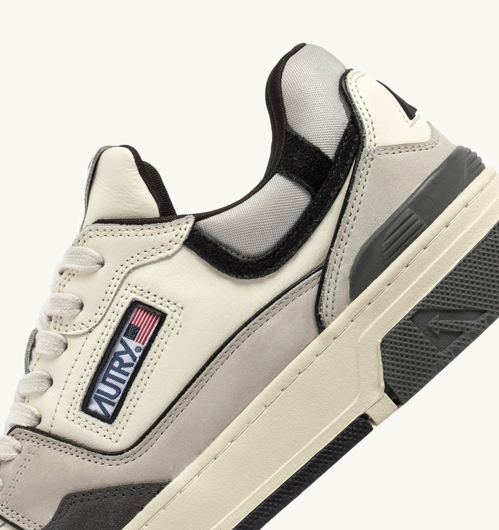 Autry Clc Low Sneakers Suede Nabuck Sneakers Herren Grau | 8049DVPAY