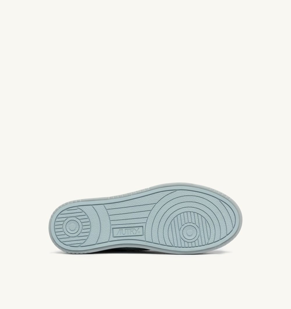Autry Easeknit Medalist Low Sneakers Pleinair Sneakers Damen Blau | 6218BAKES