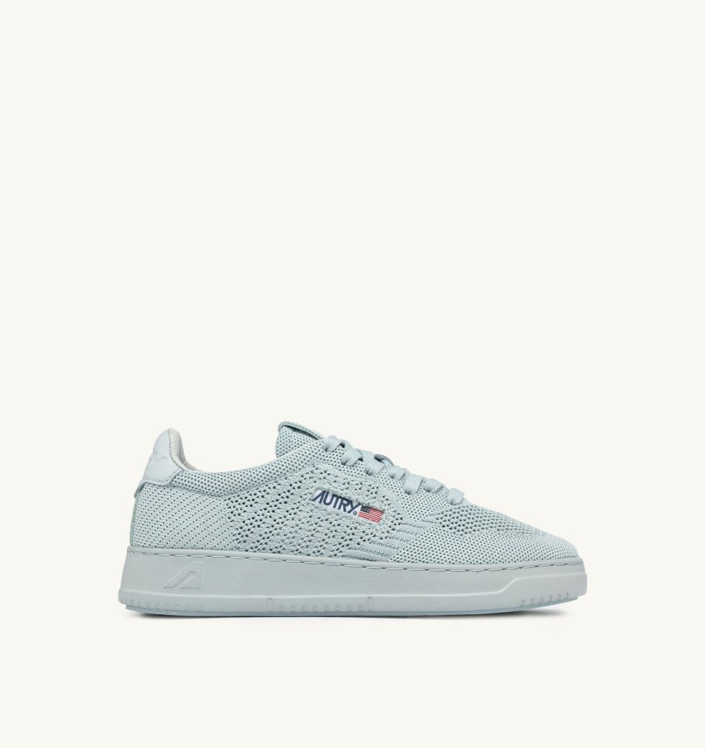 Autry Easeknit Medalist Low Sneakers Pleinair Sneakers Damen Blau | 6218BAKES