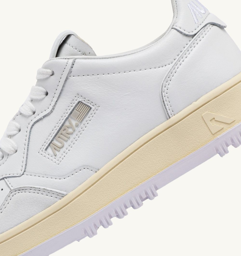 Autry Golf Low Sneakers Leather Golfschuhe Damen Weiß | 7428VOZMJ