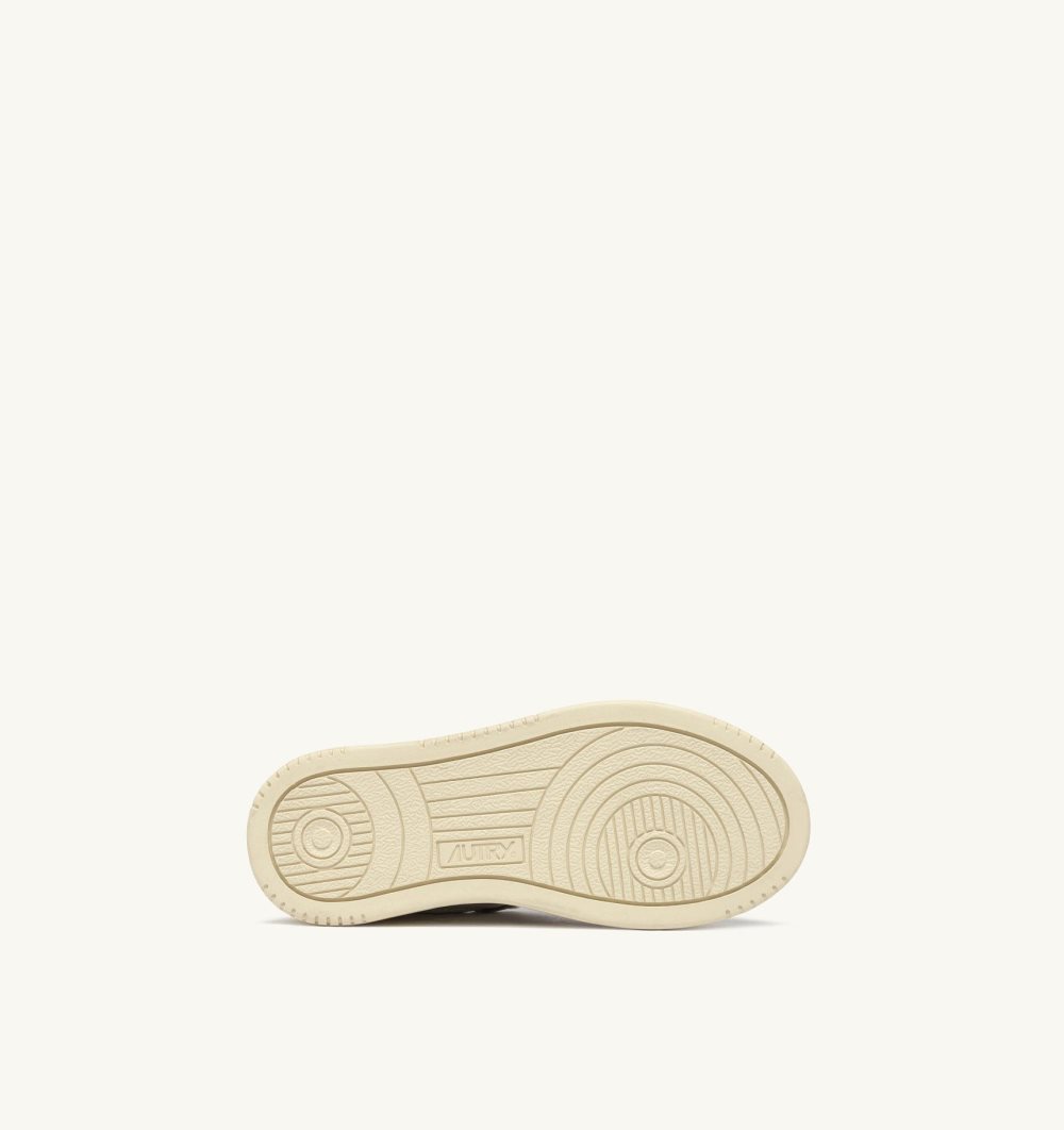 Autry Medalist Low Sneakers Suede Sneakers Kinder Weiß | 5387XYBUK