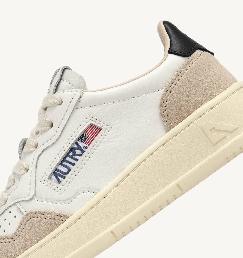 Autry Medalist Low Sneakers Suede Sneakers Kinder Weiß | 5387XYBUK