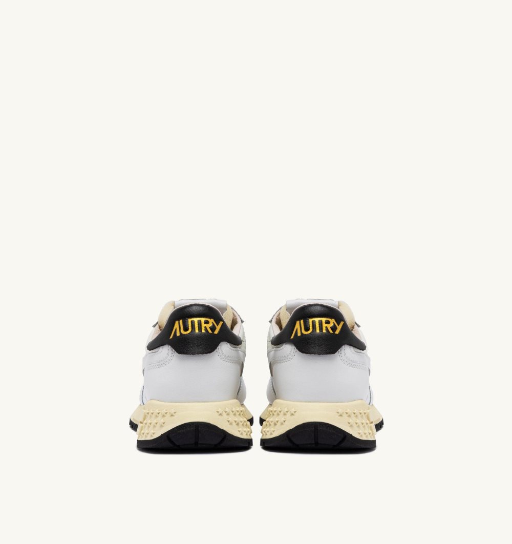Autry Reelwind Low Sneakers Nylon Leather Sneakers Herren Weiß | 8420YURDS