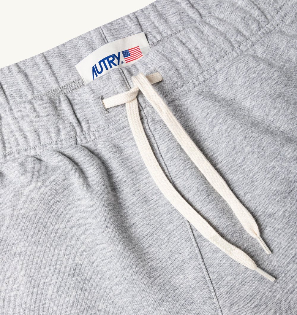 Autry Shorts Melange Cotton Pile Unterteile Herren Grau | 7190VOMKA